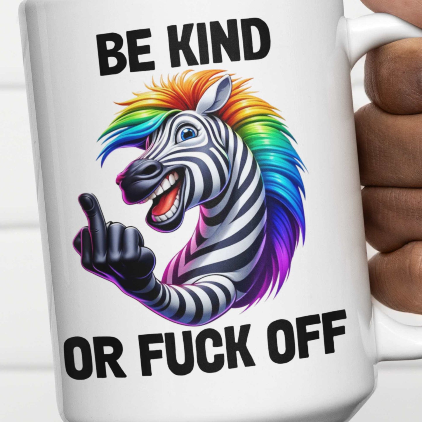 Be Kind Or Fuck Off Mug for Gift Birthday Present Big Coffee Mugs Gift for Christmas Secret Santa Sister Best Friend Funny Mugs For Work