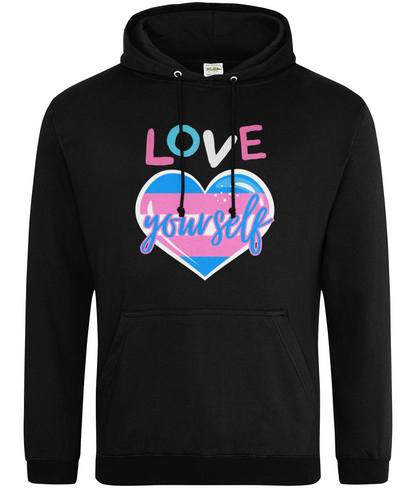 Love yourself Trans pride hoodie clothing