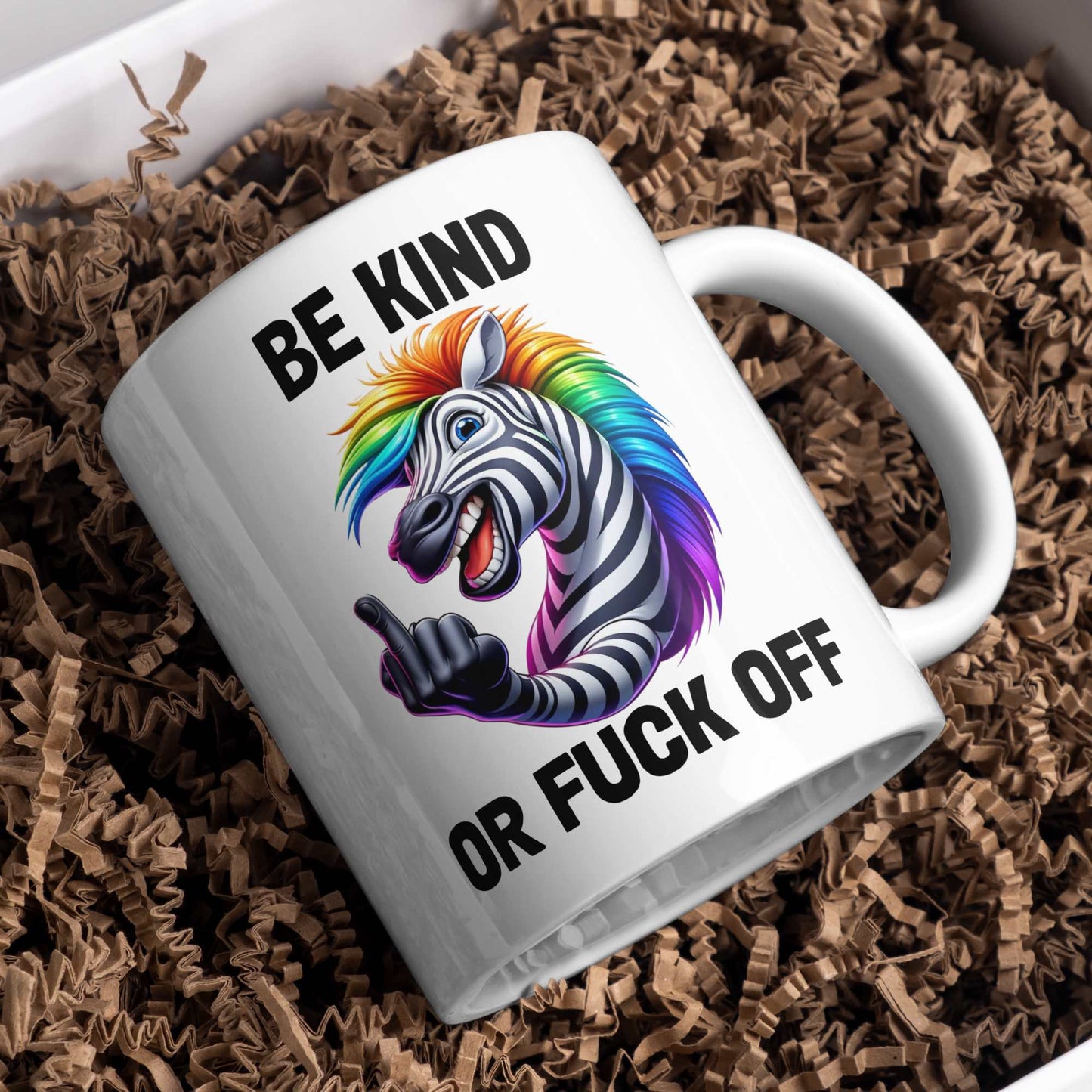Be Kind Or Fuck Off Mug for Gift Birthday Present Big Coffee Mugs Gift for Christmas Secret Santa Sister Best Friend Funny Mugs For Work