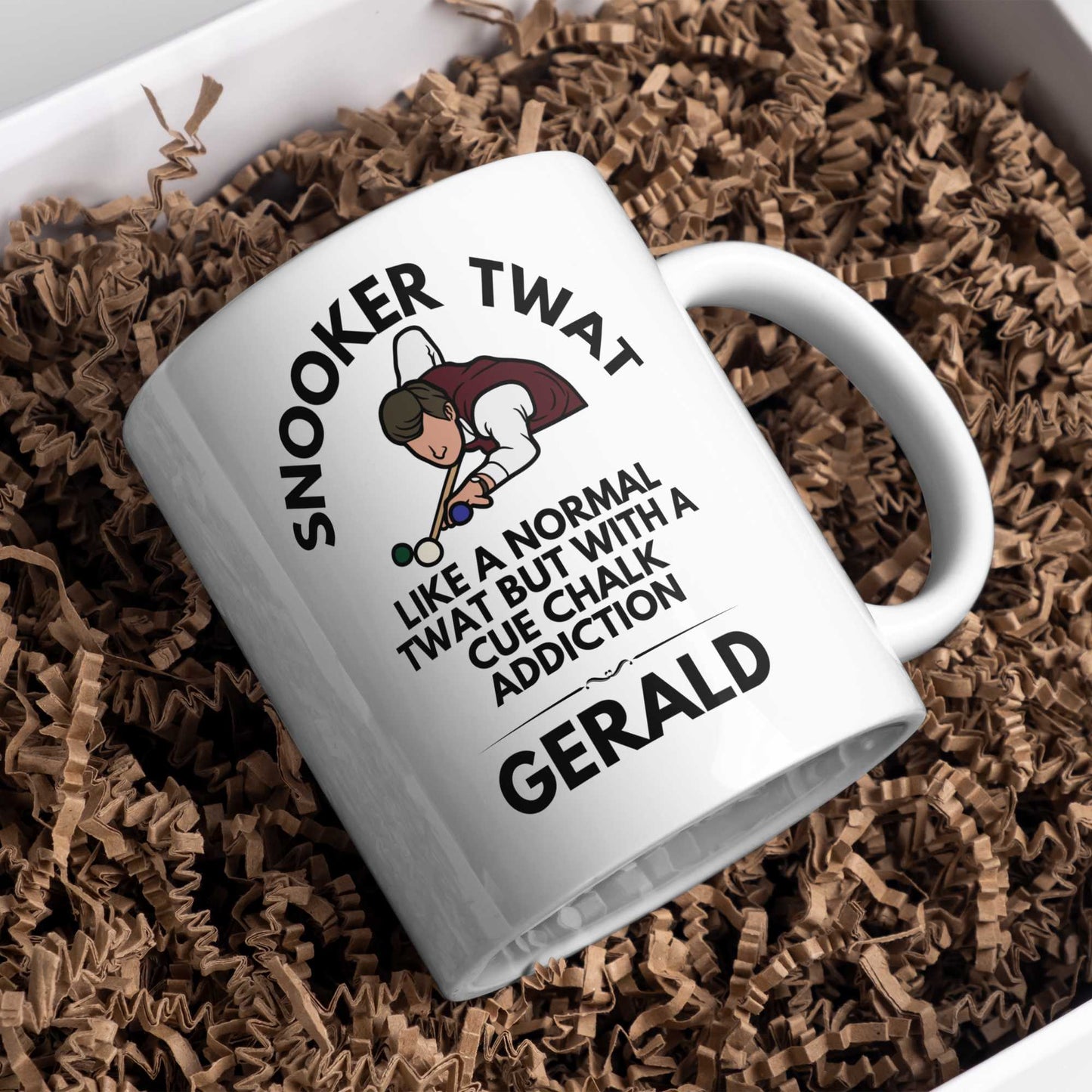 Snooker Twat Personalised Rude Funny Coffee Mug Gift for snooker players