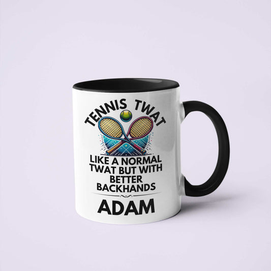 Tennis Twat Personalised Rude Funny Coffee Mug Gift