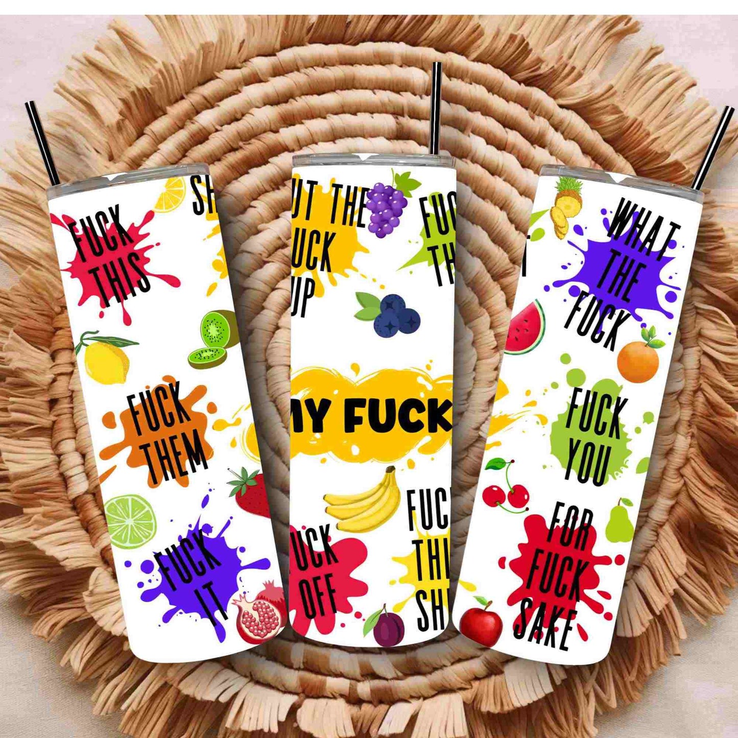 My fucks funny tumbler thermal insulated travel mug