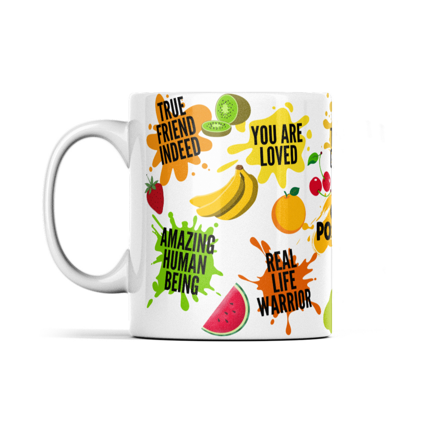 Positive affirmation quotes "cup of positivity" sentimental coffee mug