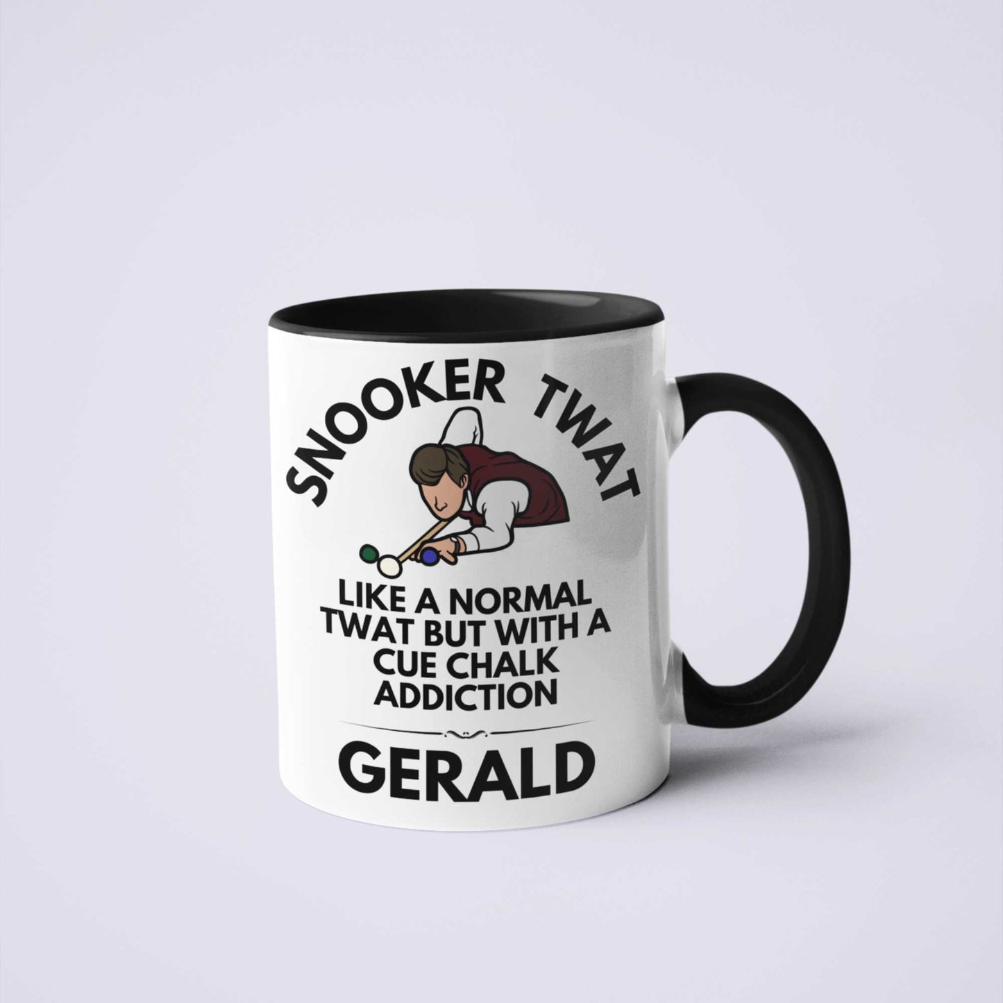 Snooker Twat Personalised Rude Funny Coffee Mug Gift for snooker players
