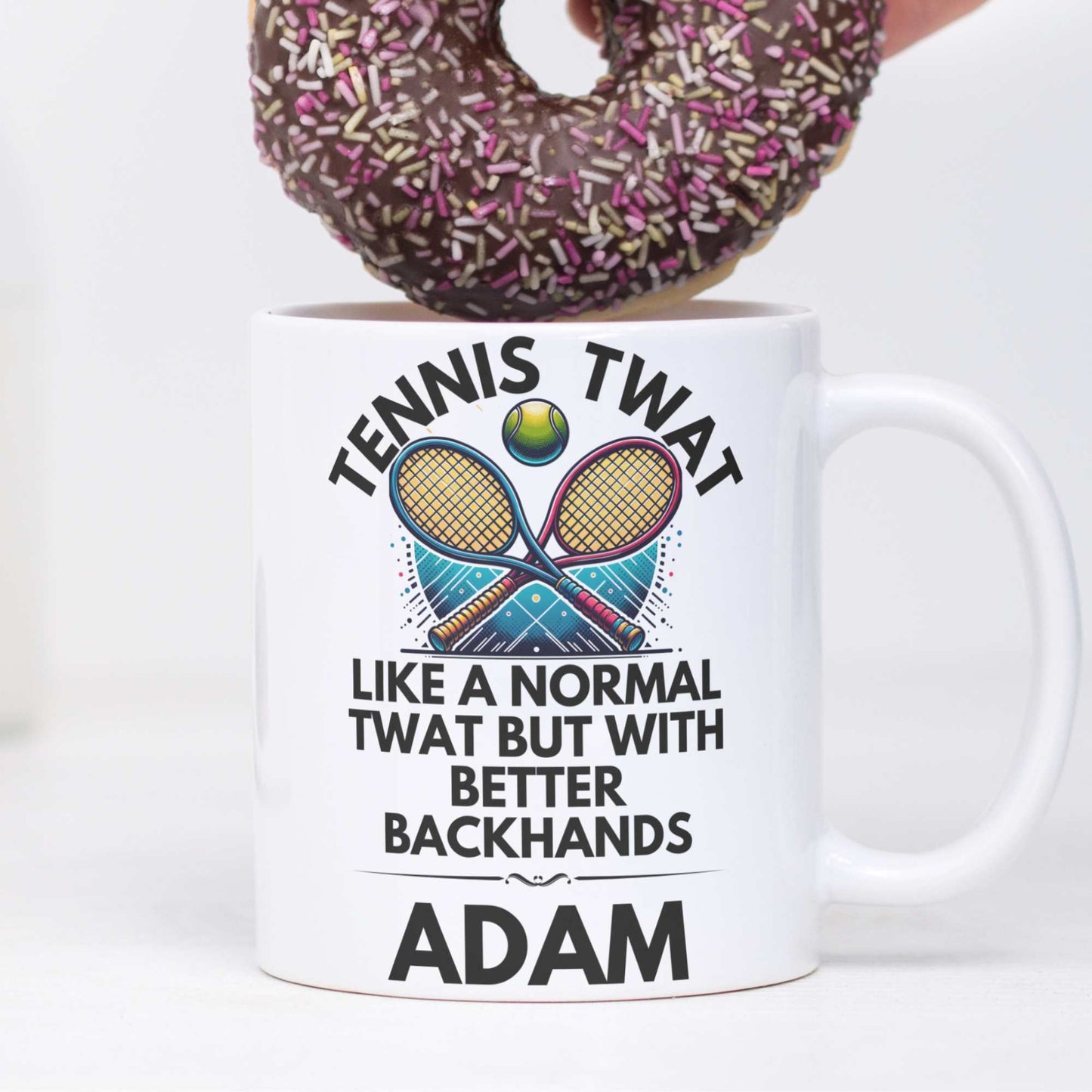 Tennis Twat Personalised Rude Funny Coffee Mug Gift