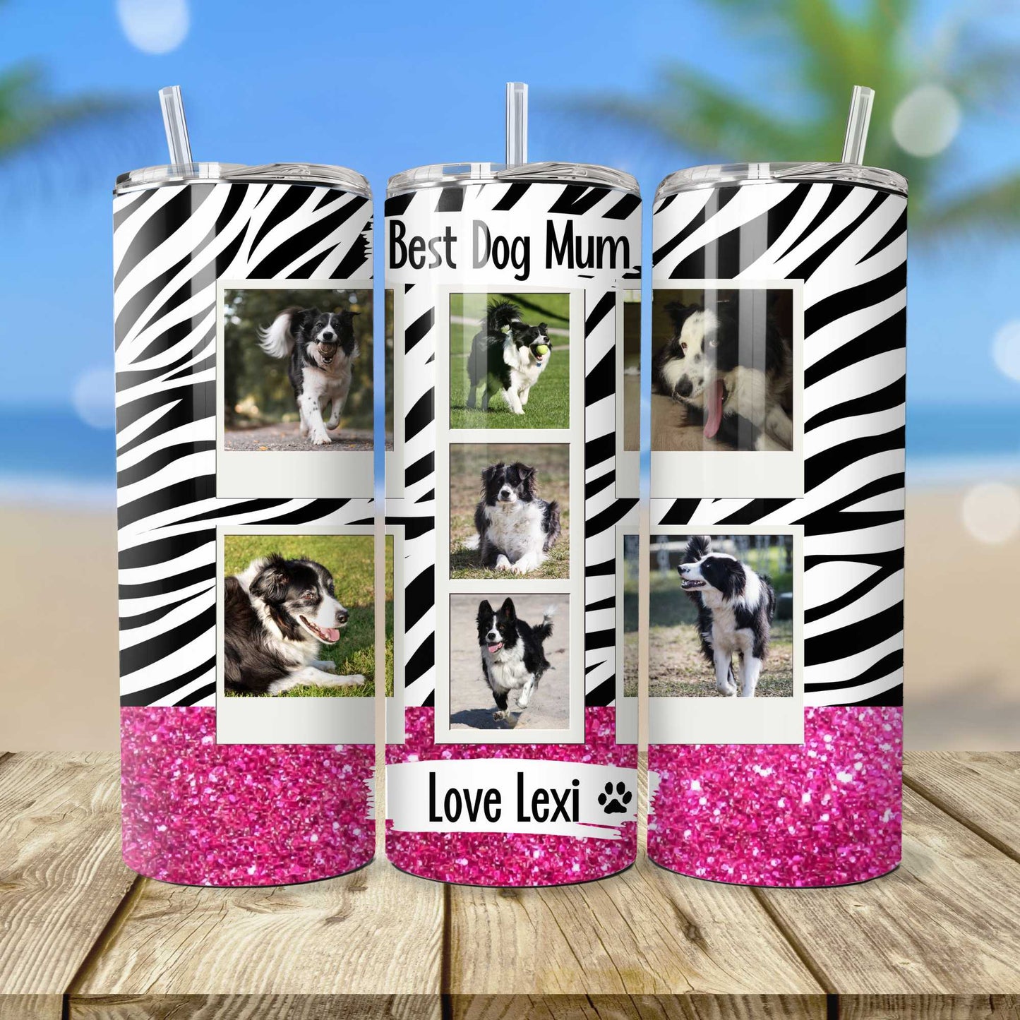 Dog Mum Photo Tumbler 20oz