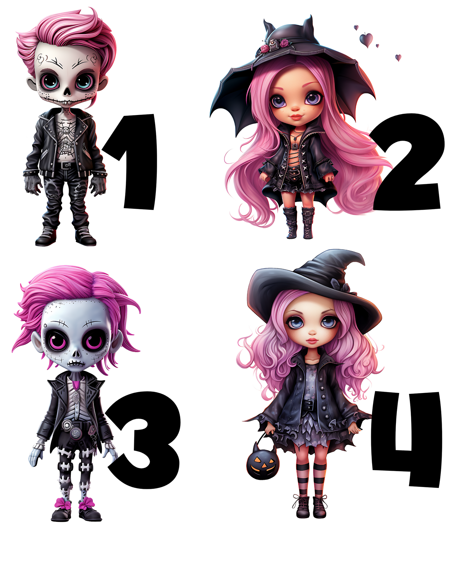 Character choice 11 personalised mug witchy gothic birthday Halloween gift