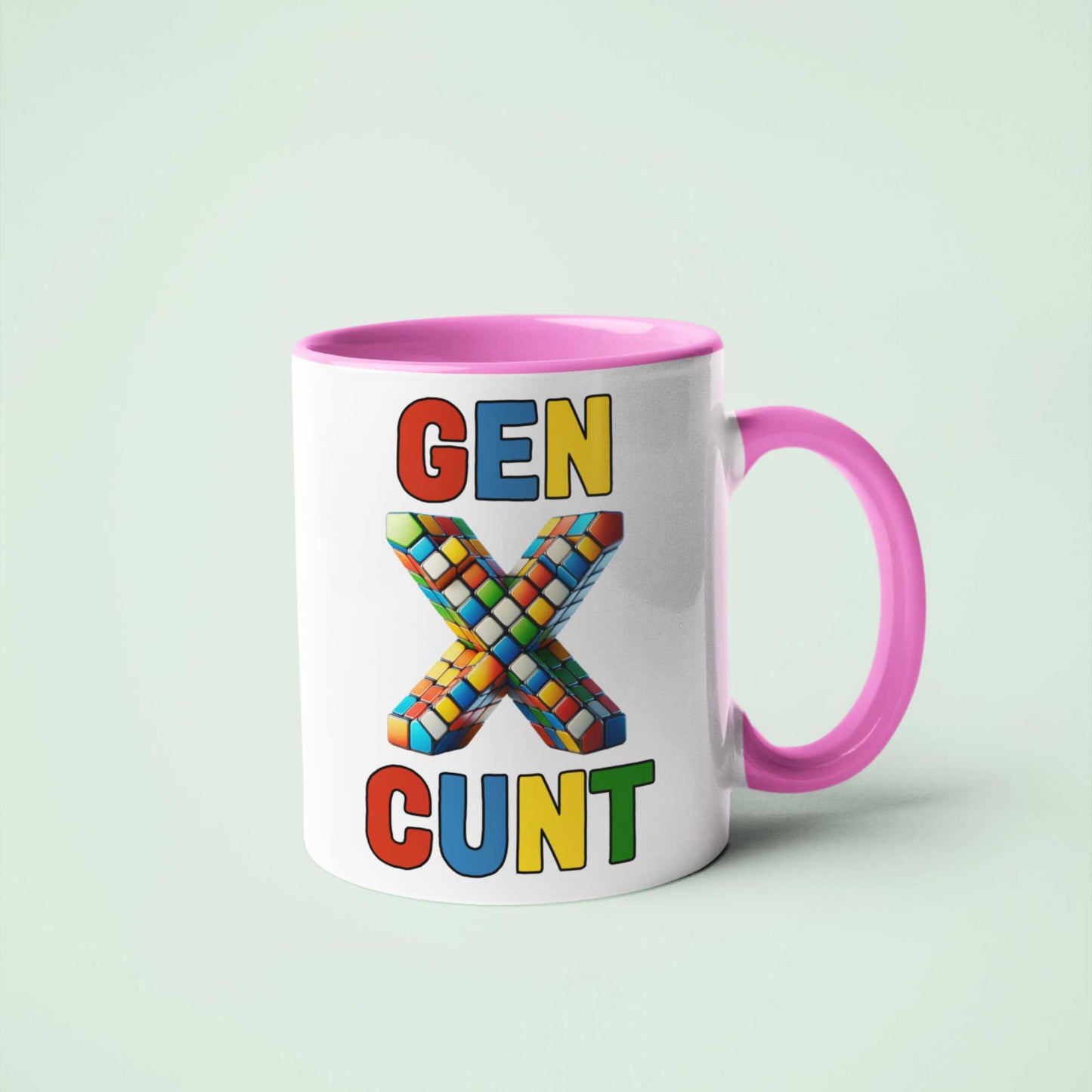 GEN X CUNT Mug - Funny Mug, Sarcastic Humour, Gen X Gift, Novelty Coffee Mug, Personalised Mug