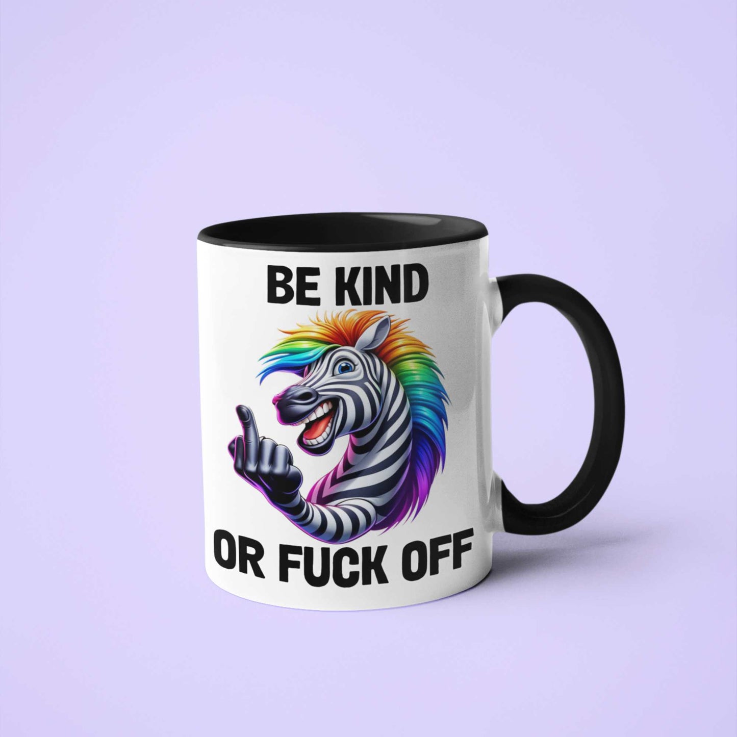 Be Kind Or Fuck Off Mug for Gift Birthday Present Big Coffee Mugs Gift for Christmas Secret Santa Sister Best Friend Funny Mugs For Work