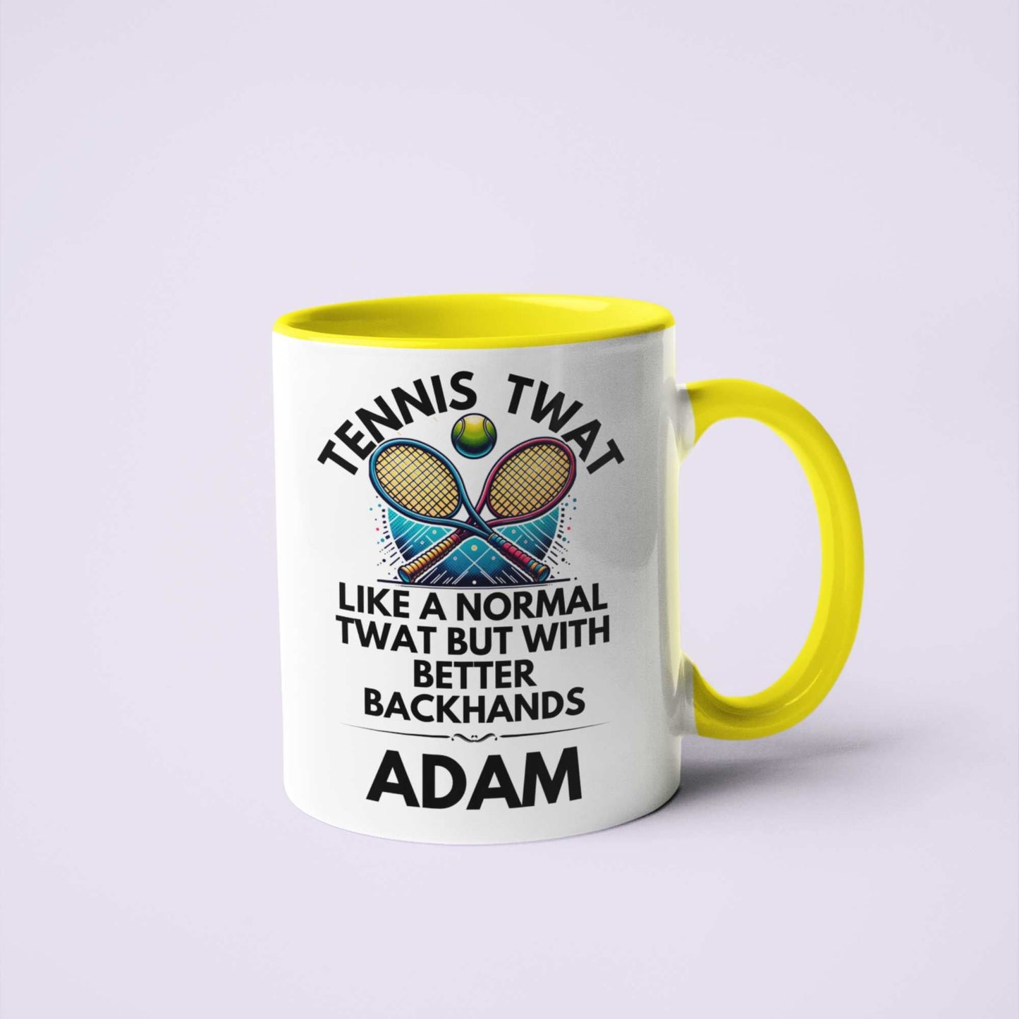 Tennis Twat Personalised Rude Funny Coffee Mug Gift