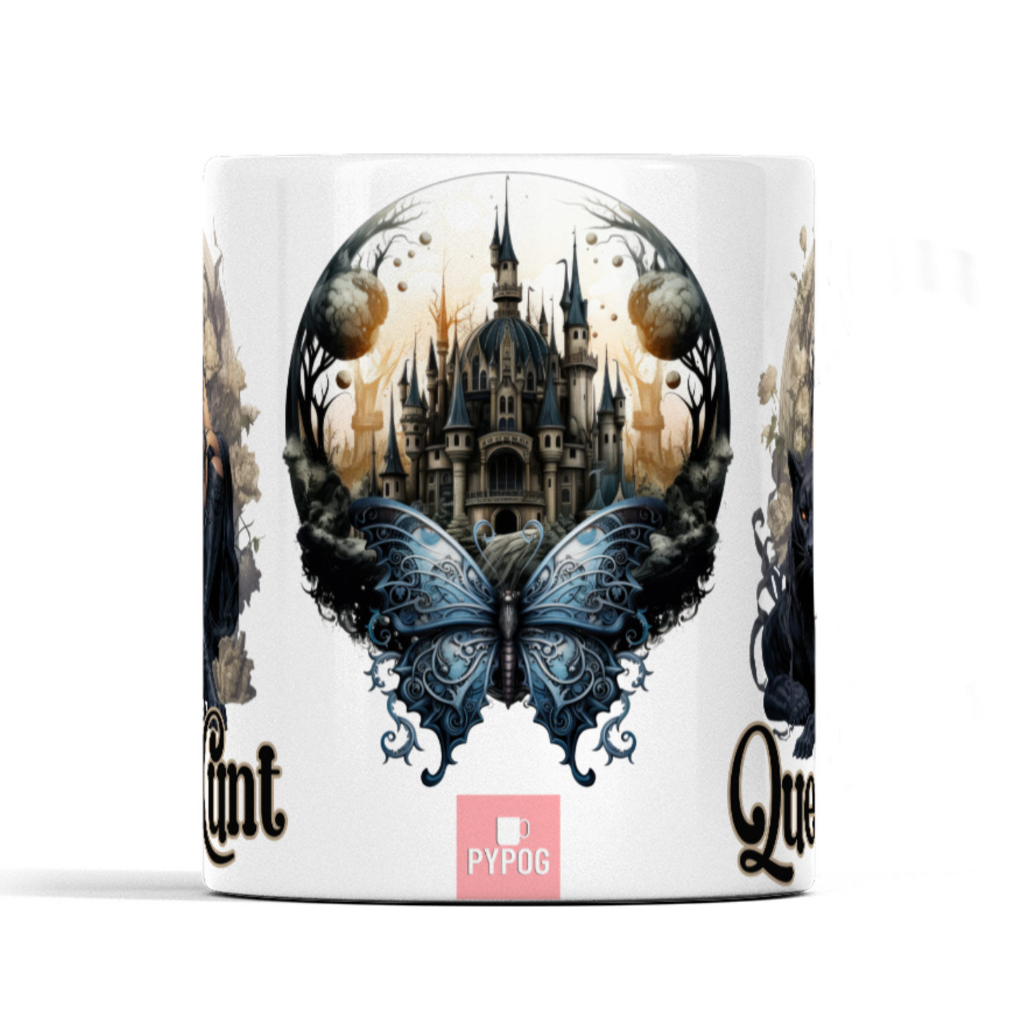 Queen Cunt gothic coffee mug