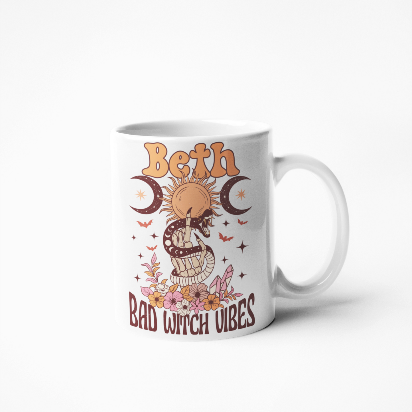 Bad witch personalised coffee mug cup