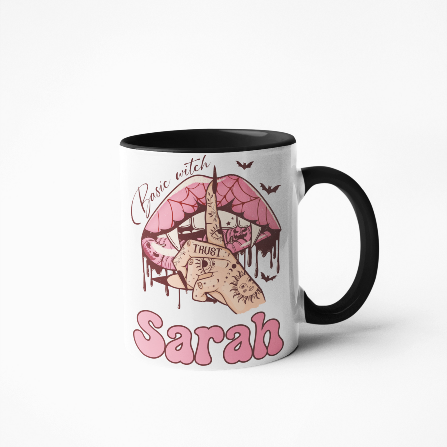 Basic witch personalised coffee mug cup
