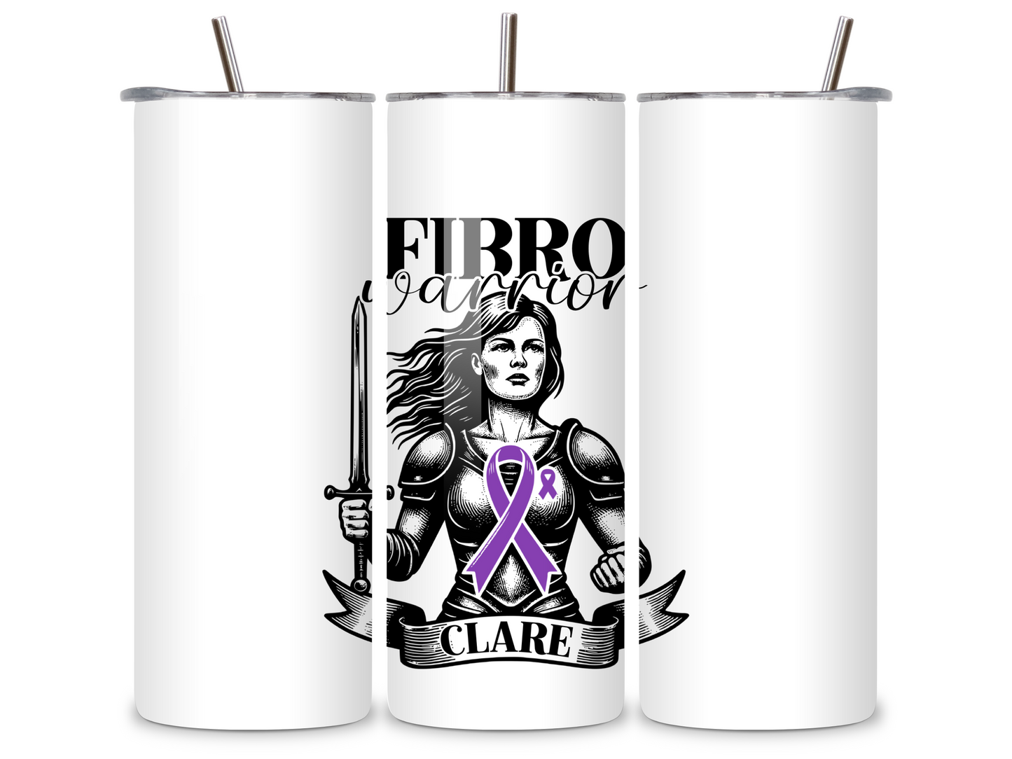 Fibromyalgia Warrior Personalised Mug - A Heartfelt Christmas, Mother's Day, Birthday Gift for Mum, Daughter, Sister, Nan, Auntie & Friends, Celebrating Strength and Awareness