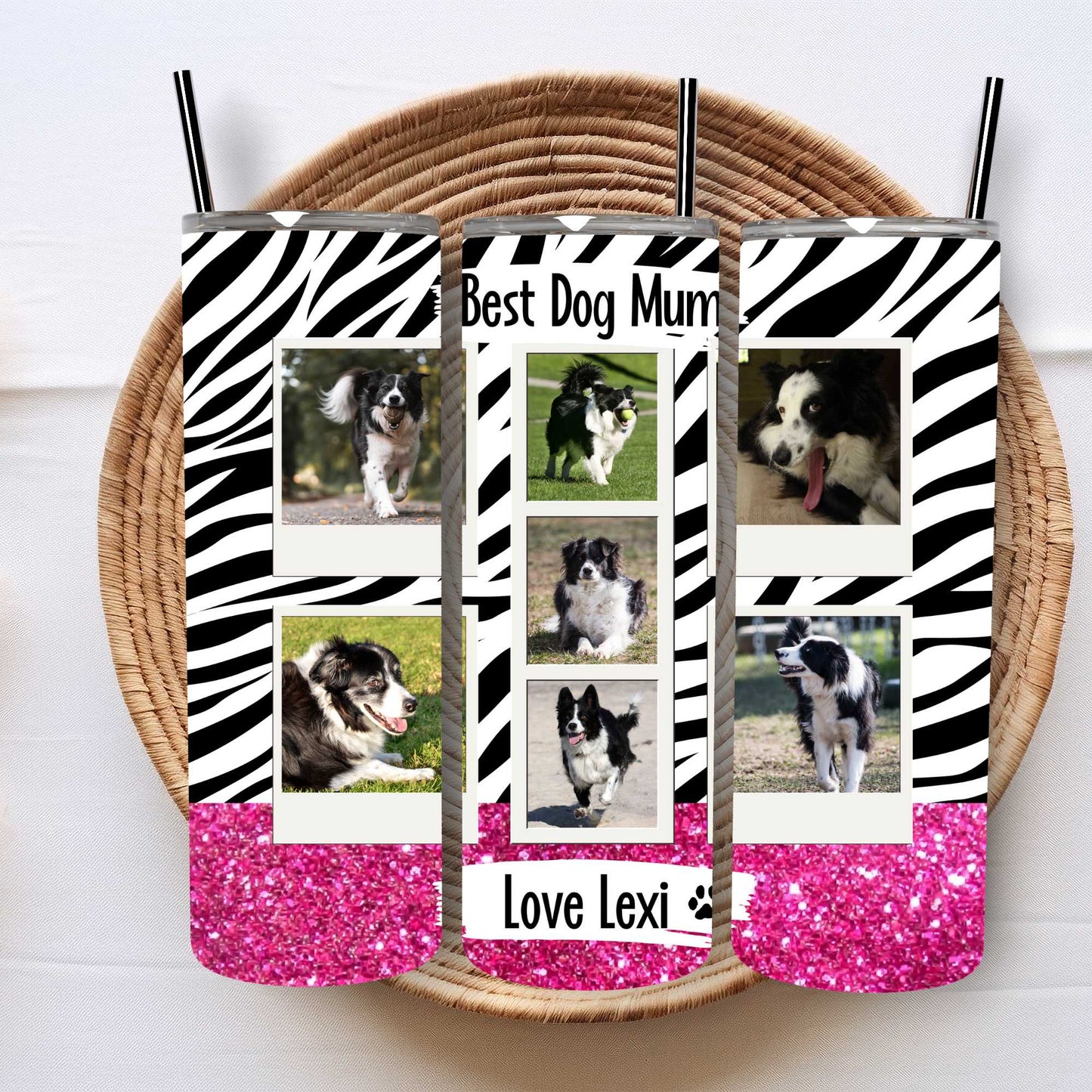 Dog Mum Photo Tumbler 20oz