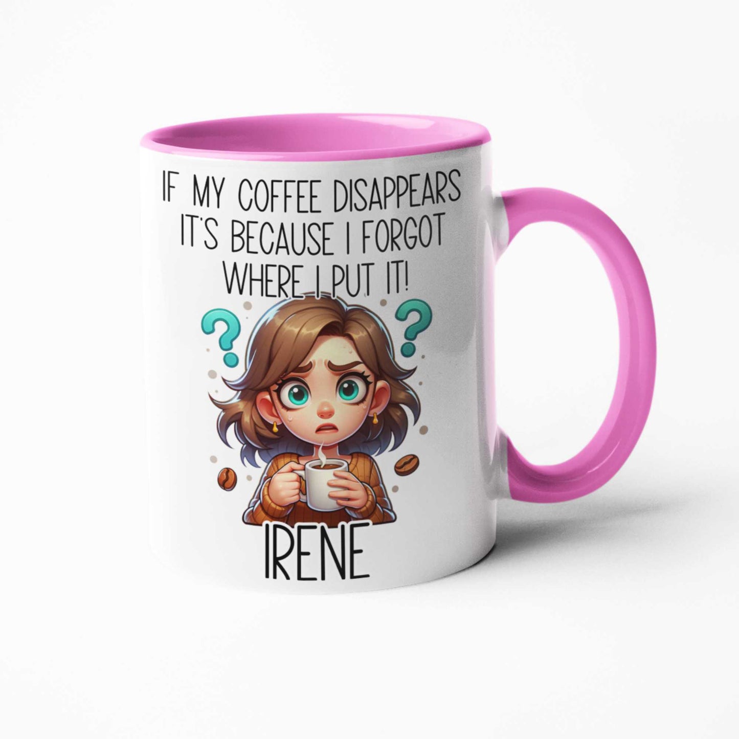 If My Coffee Disappears Personalised Mug โ Memory Mug, Funny Birthday Gift, Personalised Christmas Present