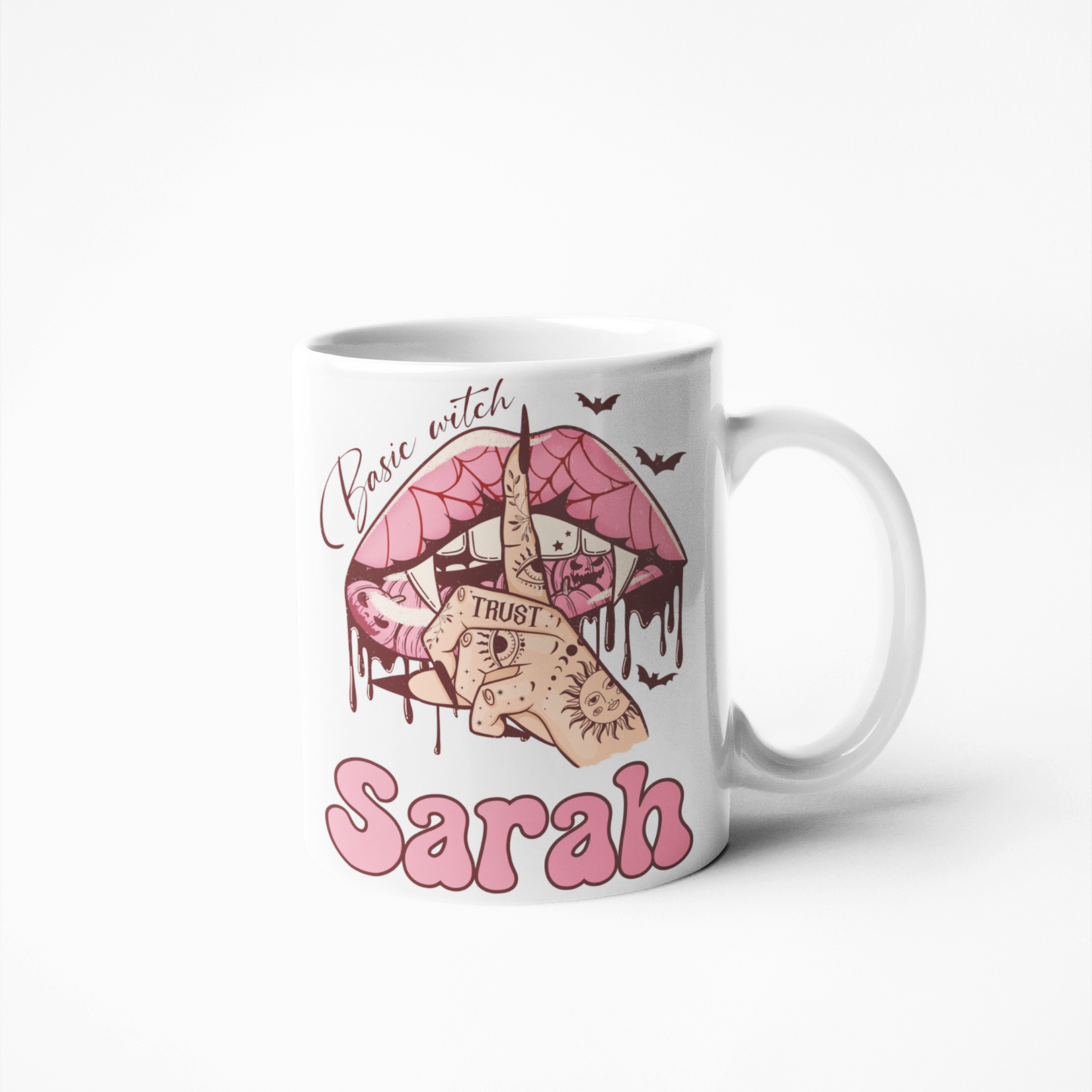 Basic witch personalised coffee mug cup