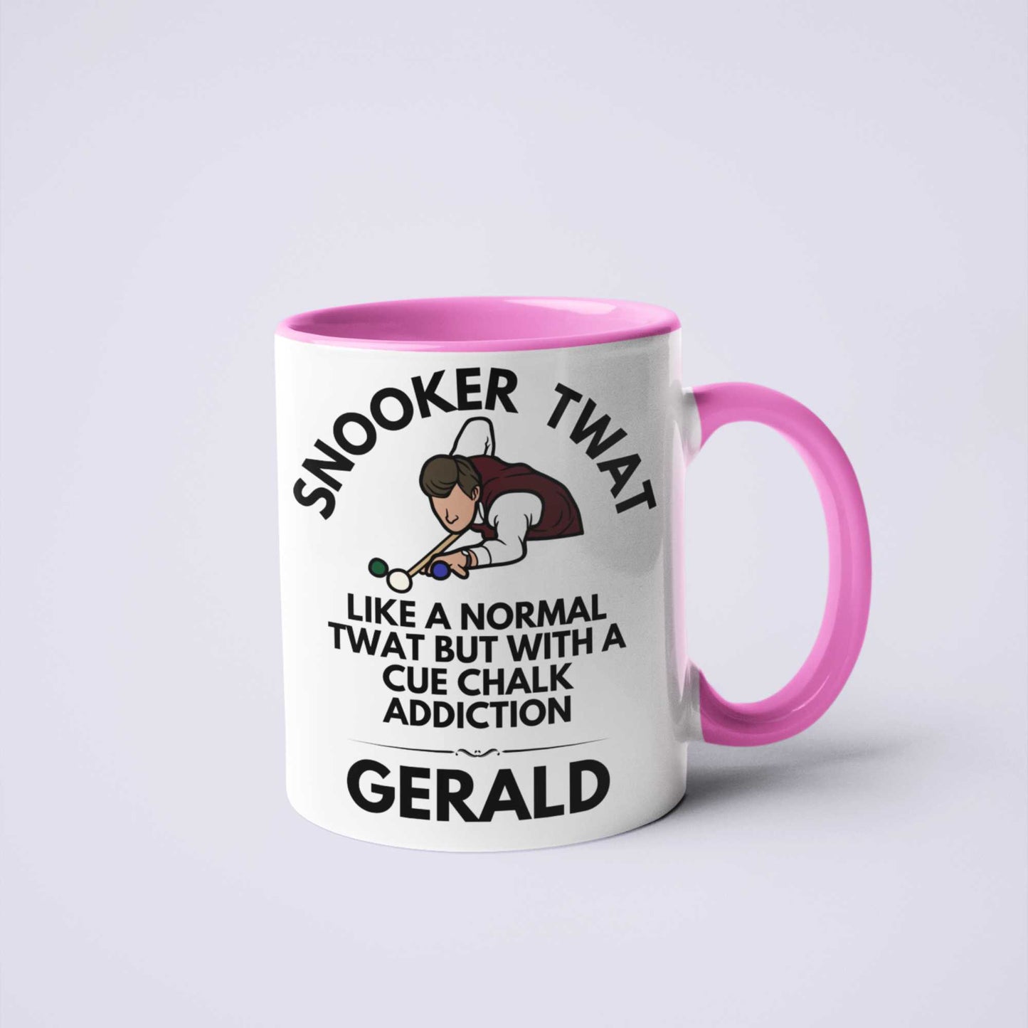 Snooker Twat Personalised Rude Funny Coffee Mug Gift for snooker players