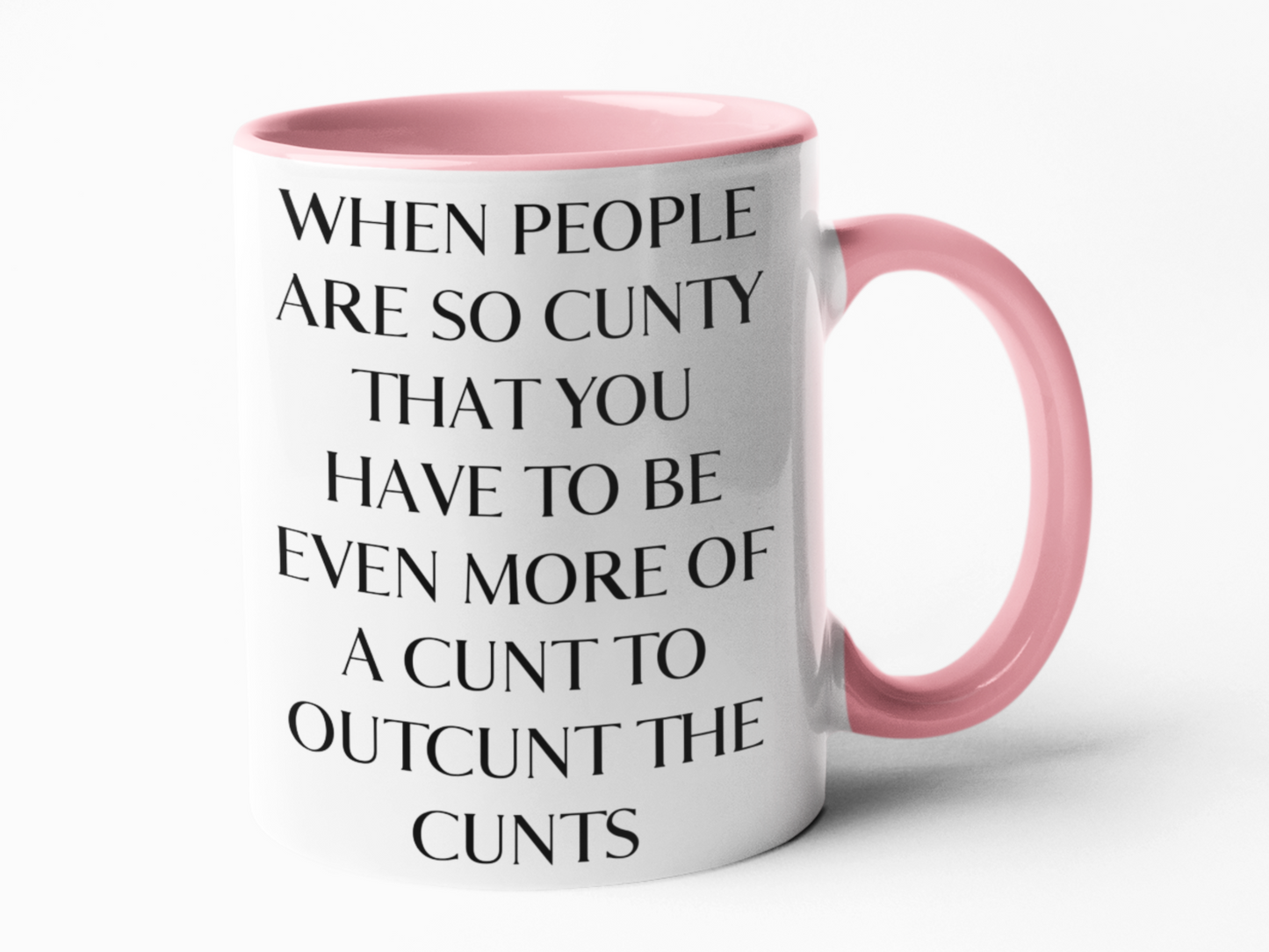 Cunty people funny coffee mug