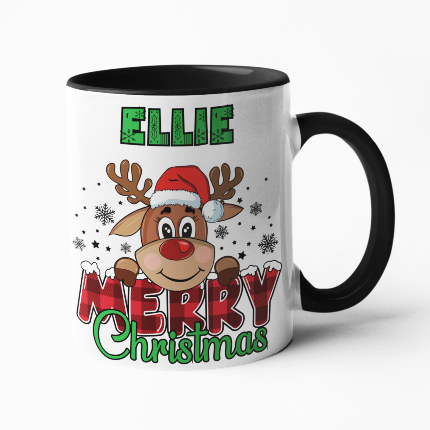 Reindeer Christmas mug