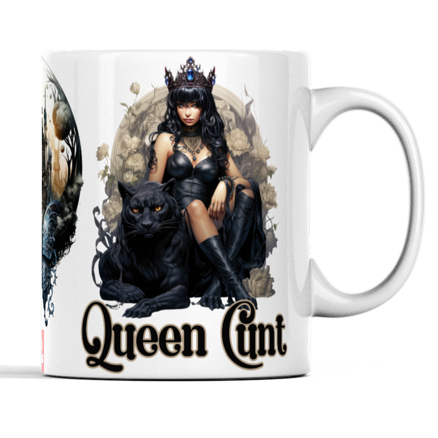 Queen Cunt gothic coffee mug