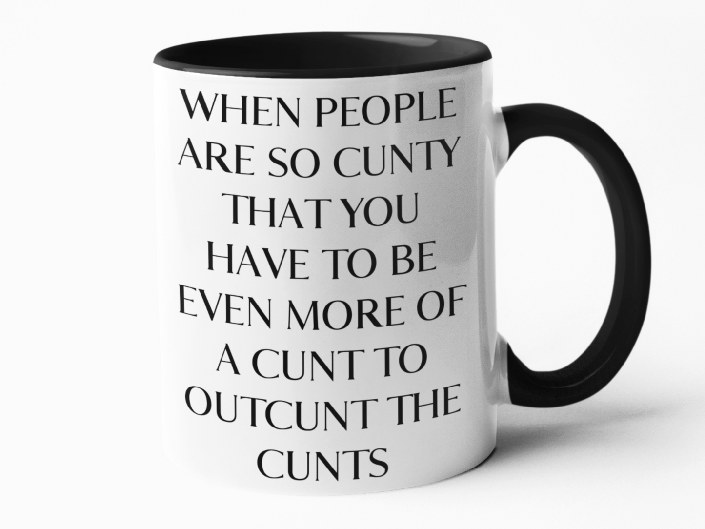 Cunty people funny coffee mug