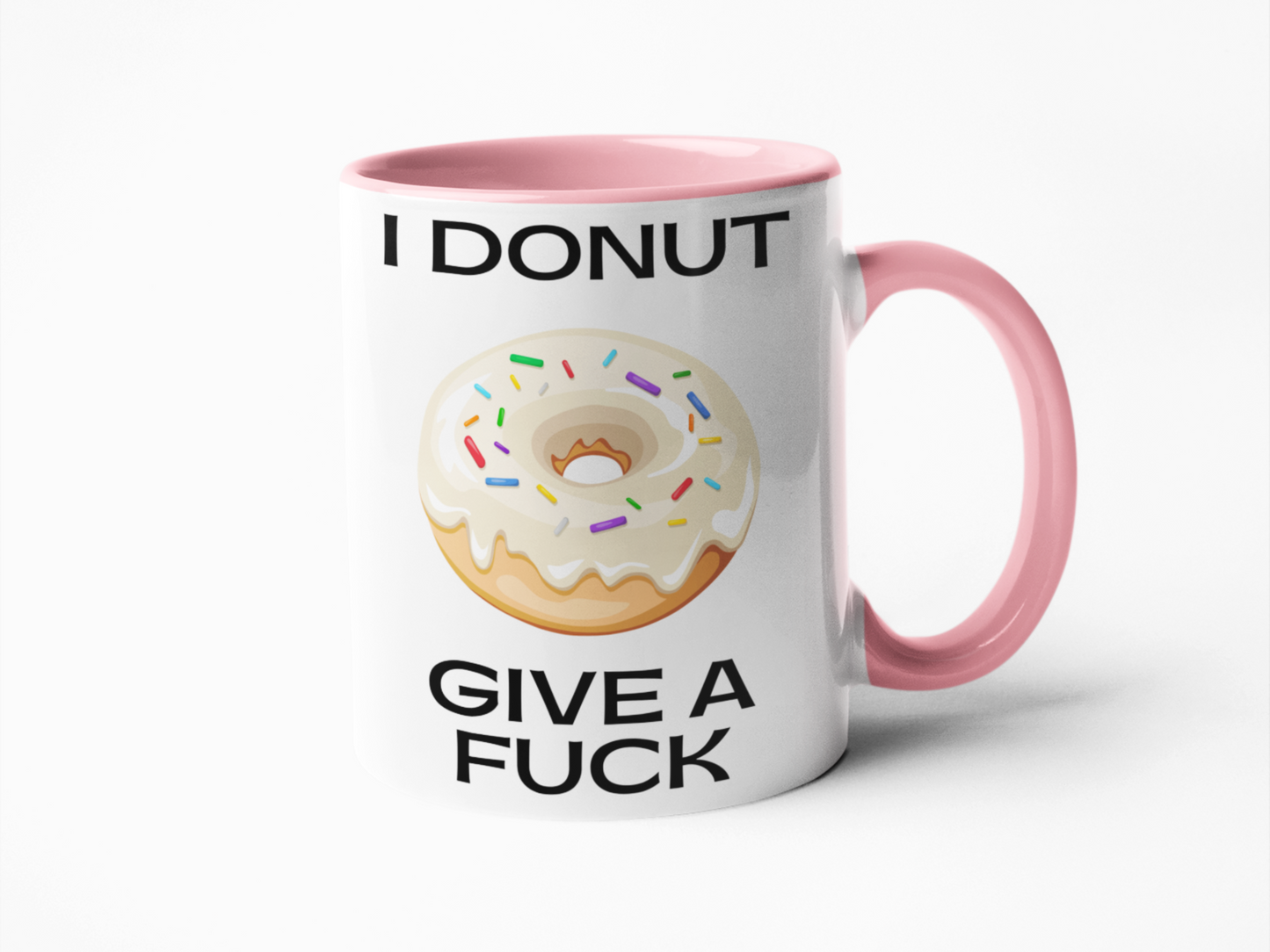 I donut give a fuck funny coffee mug