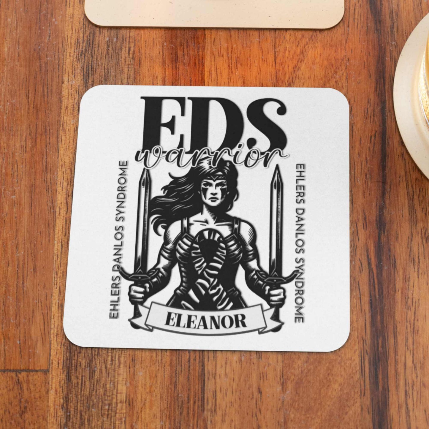 EDS Ehlers Danlos Syndrome Warrior Personalised Mug - A Heartfelt Christmas, Mother's Day, Birthday Gift for Mum, Daughter, Sister, Nan, Auntie & Friends, Celebrating Strength and Awareness