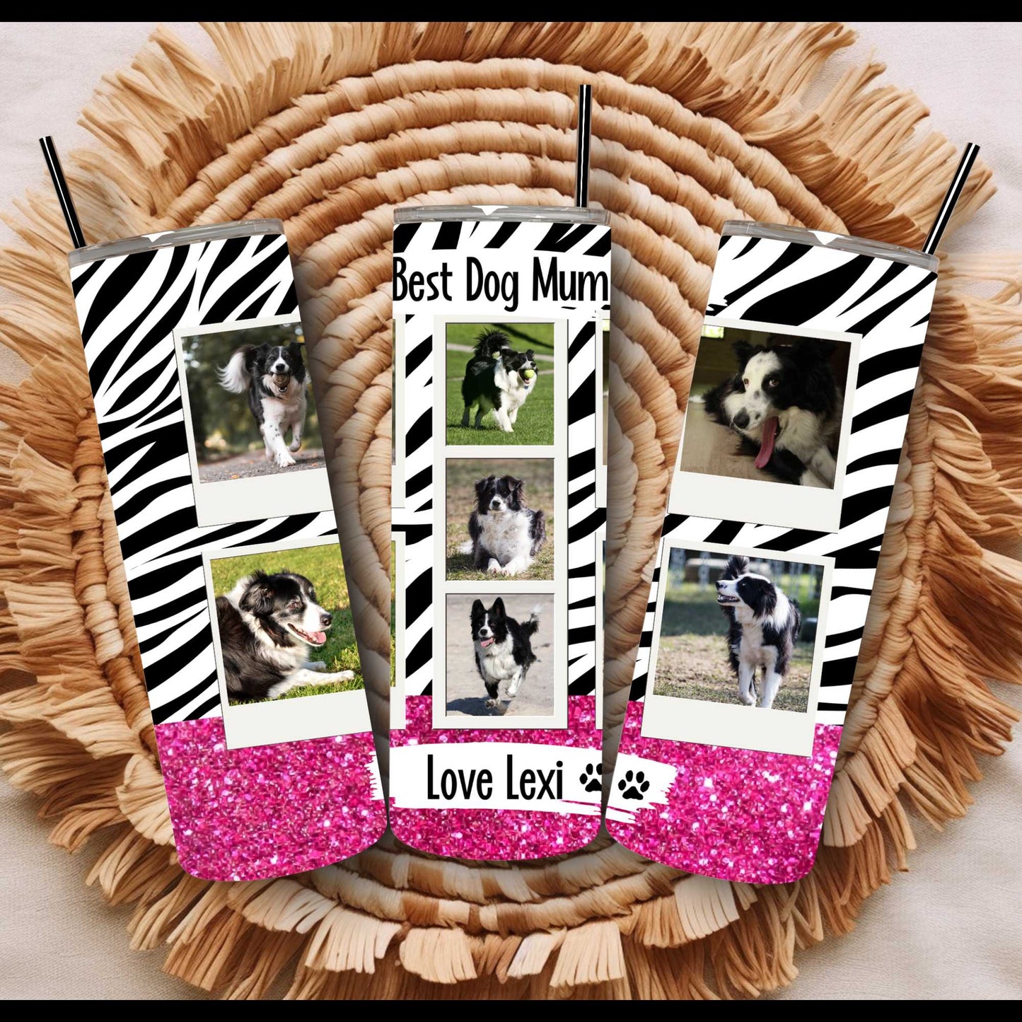 Dog Mum Photo Tumbler 20oz