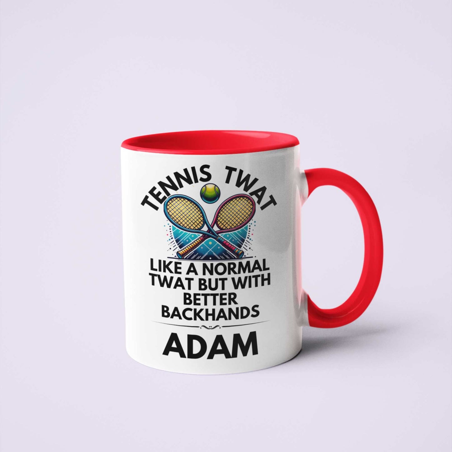 Tennis Twat Personalised Rude Funny Coffee Mug Gift