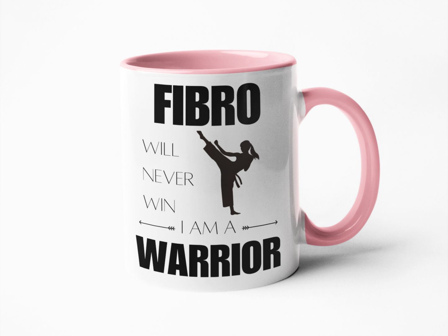 Fibromyalgia warrior coffee mug for women