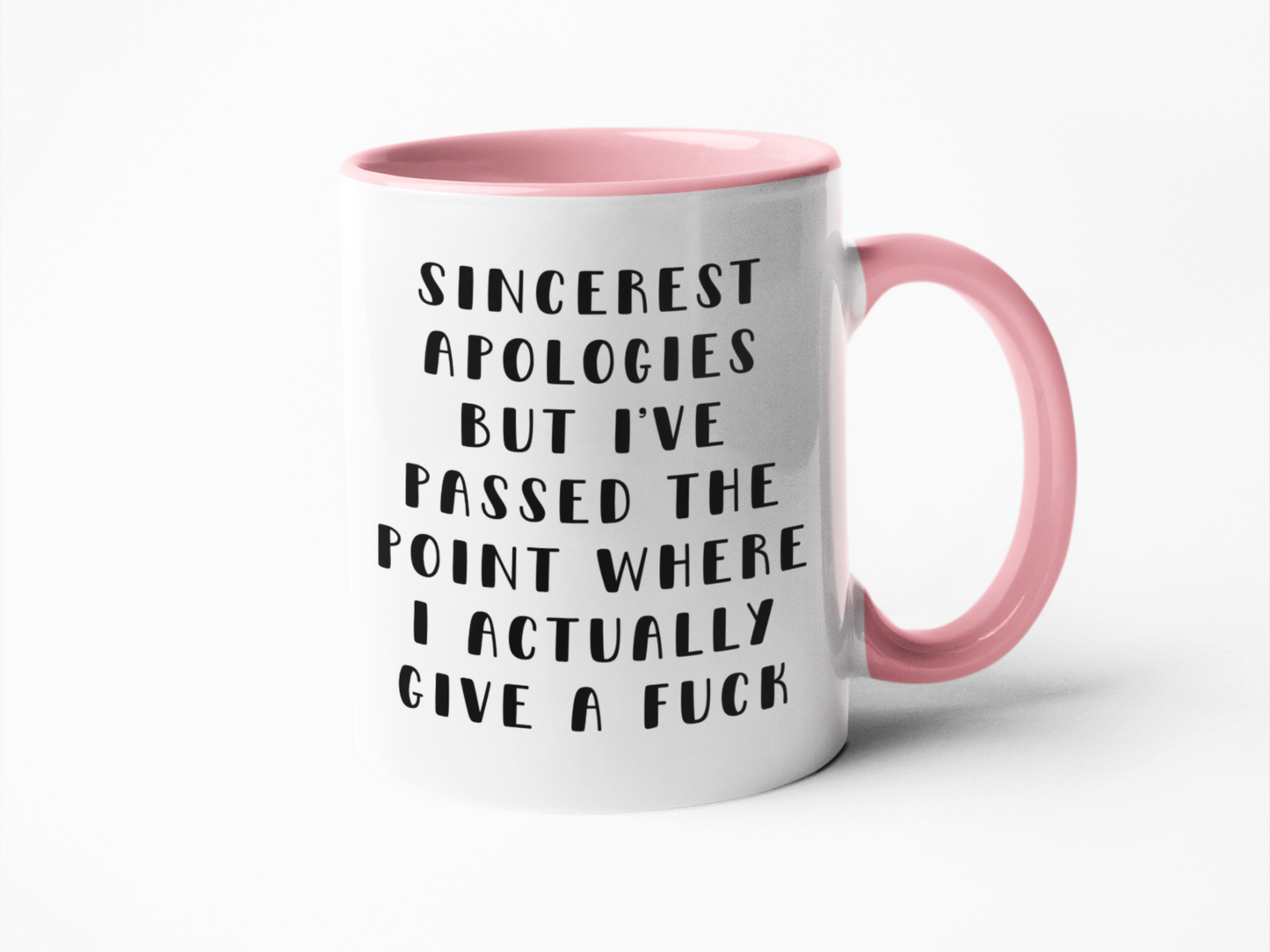 Passed the point where I give a fuck coffee mug