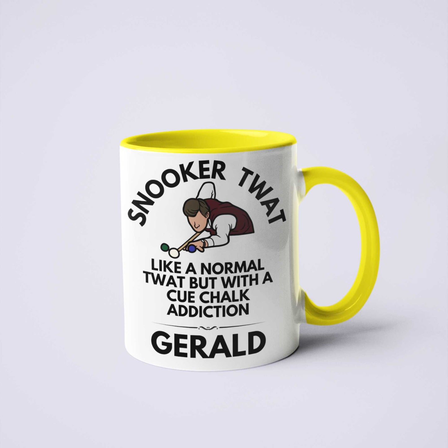 Snooker Twat Personalised Rude Funny Coffee Mug Gift for snooker players