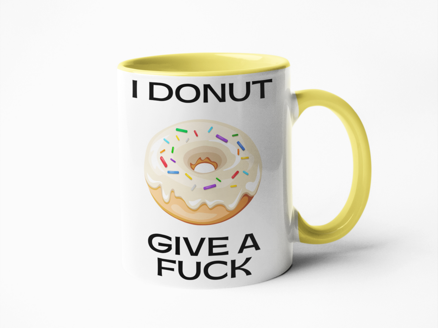 I donut give a fuck funny coffee mug