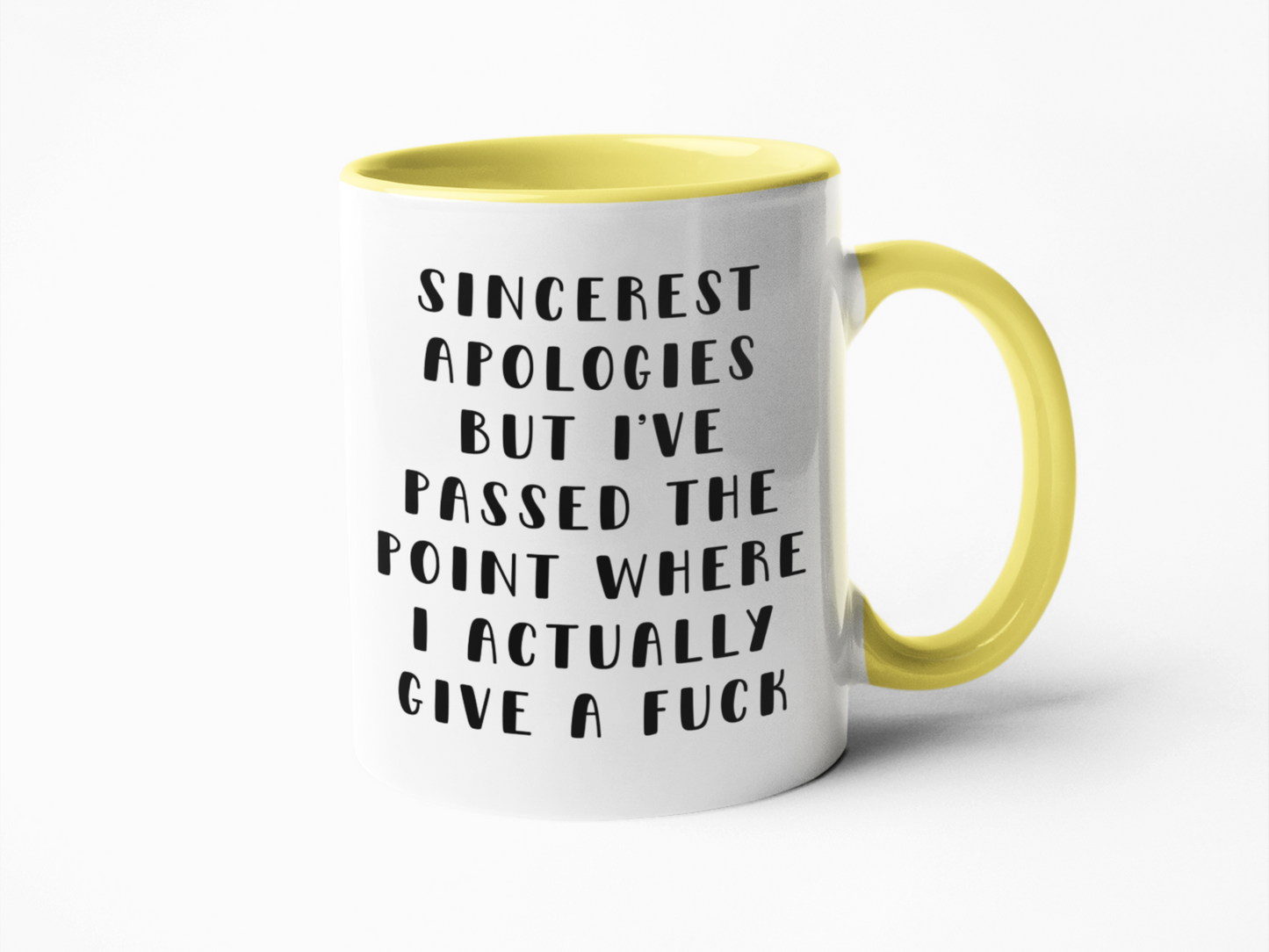 Passed the point where I give a fuck coffee mug
