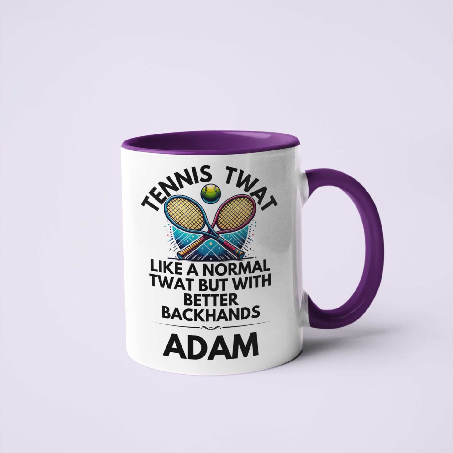 Tennis Twat Personalised Rude Funny Coffee Mug Gift