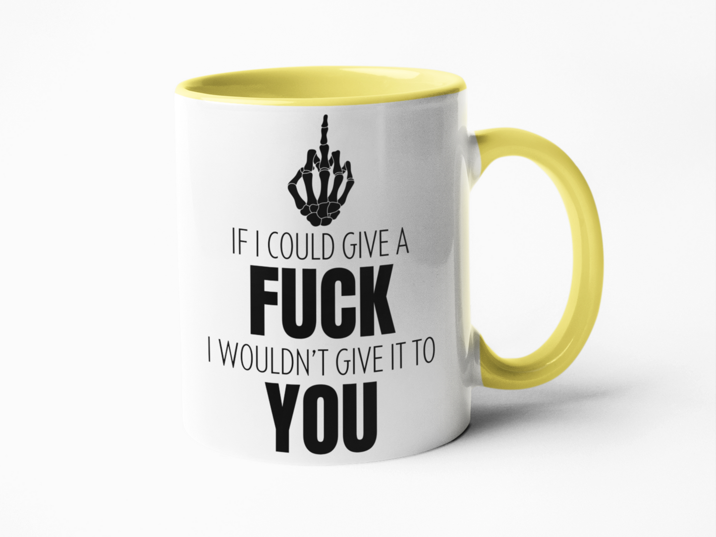 If I could give a fuck funny coffee mug