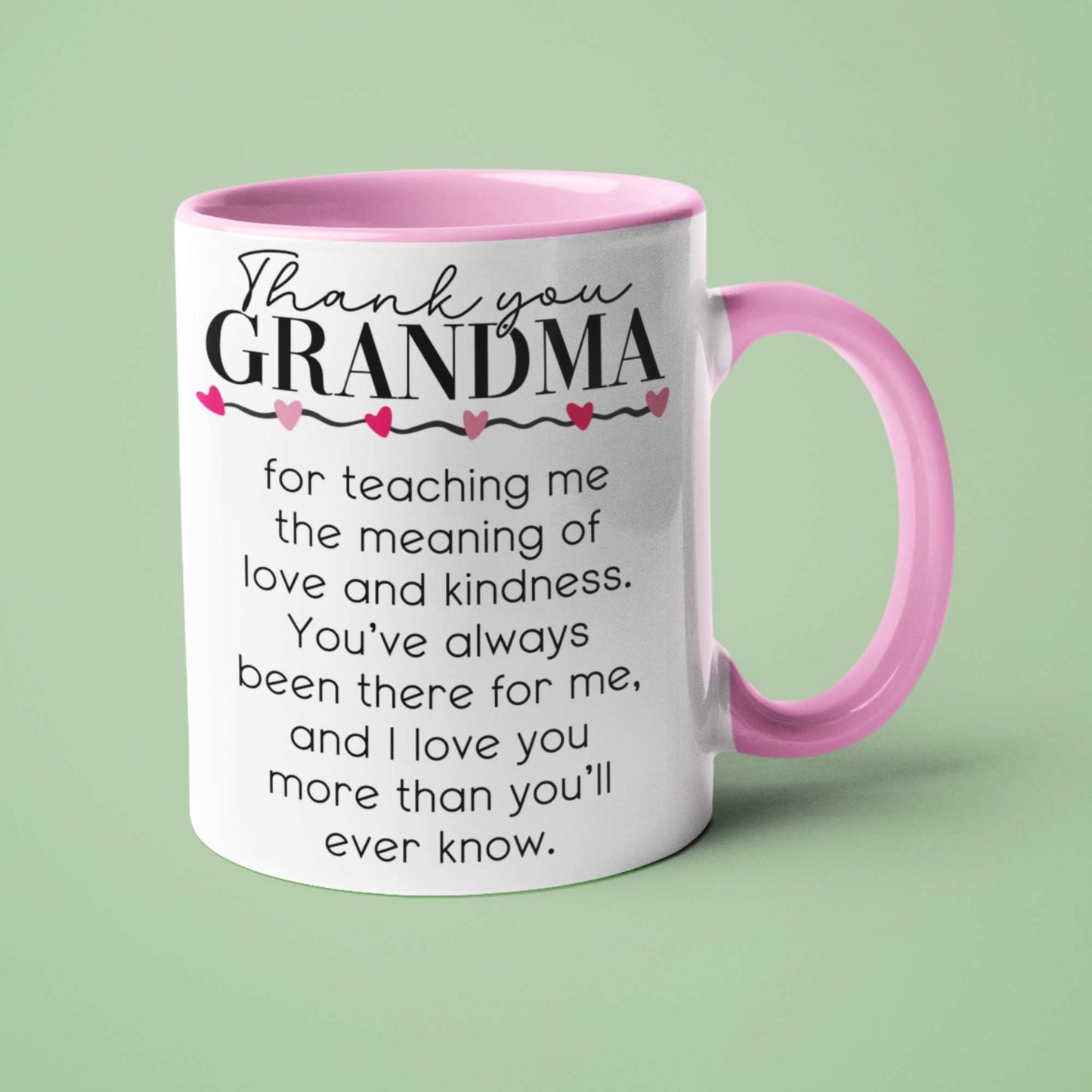 Thank You Grandma Mug – Sentimental Christmas or Birthday Gift for Grandmother / Nan