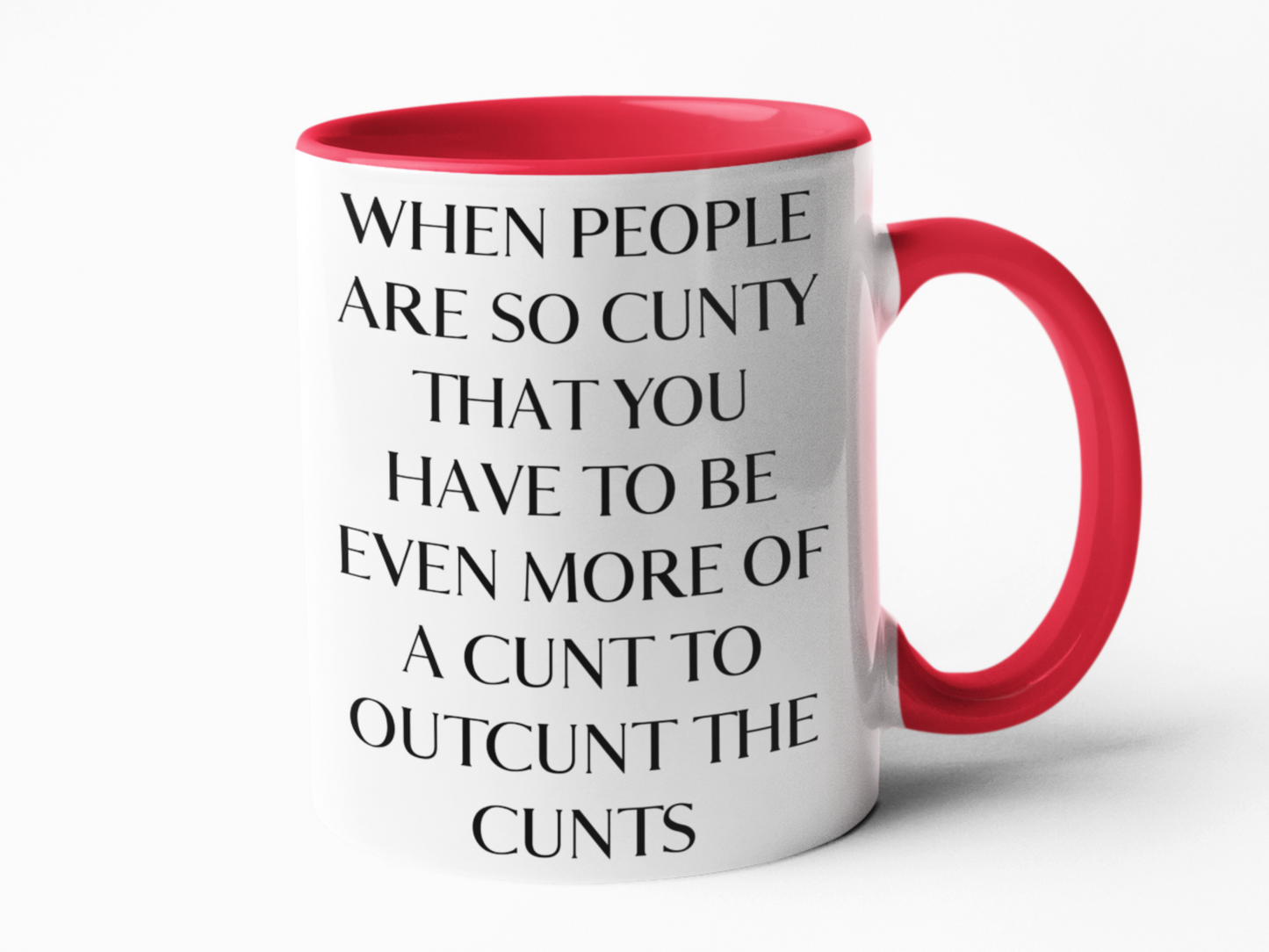Cunty people funny coffee mug