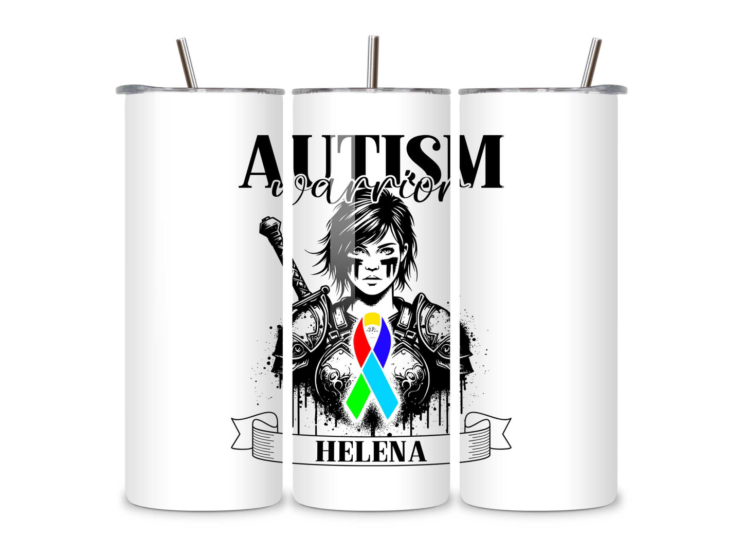 Autism asd Warrior Personalised Mug - A Heartfelt Christmas, Mother's Day, Birthday Gift for Mum, Daughter, Sister, Nan, Auntie & Friends, Celebrating Strength and Awareness