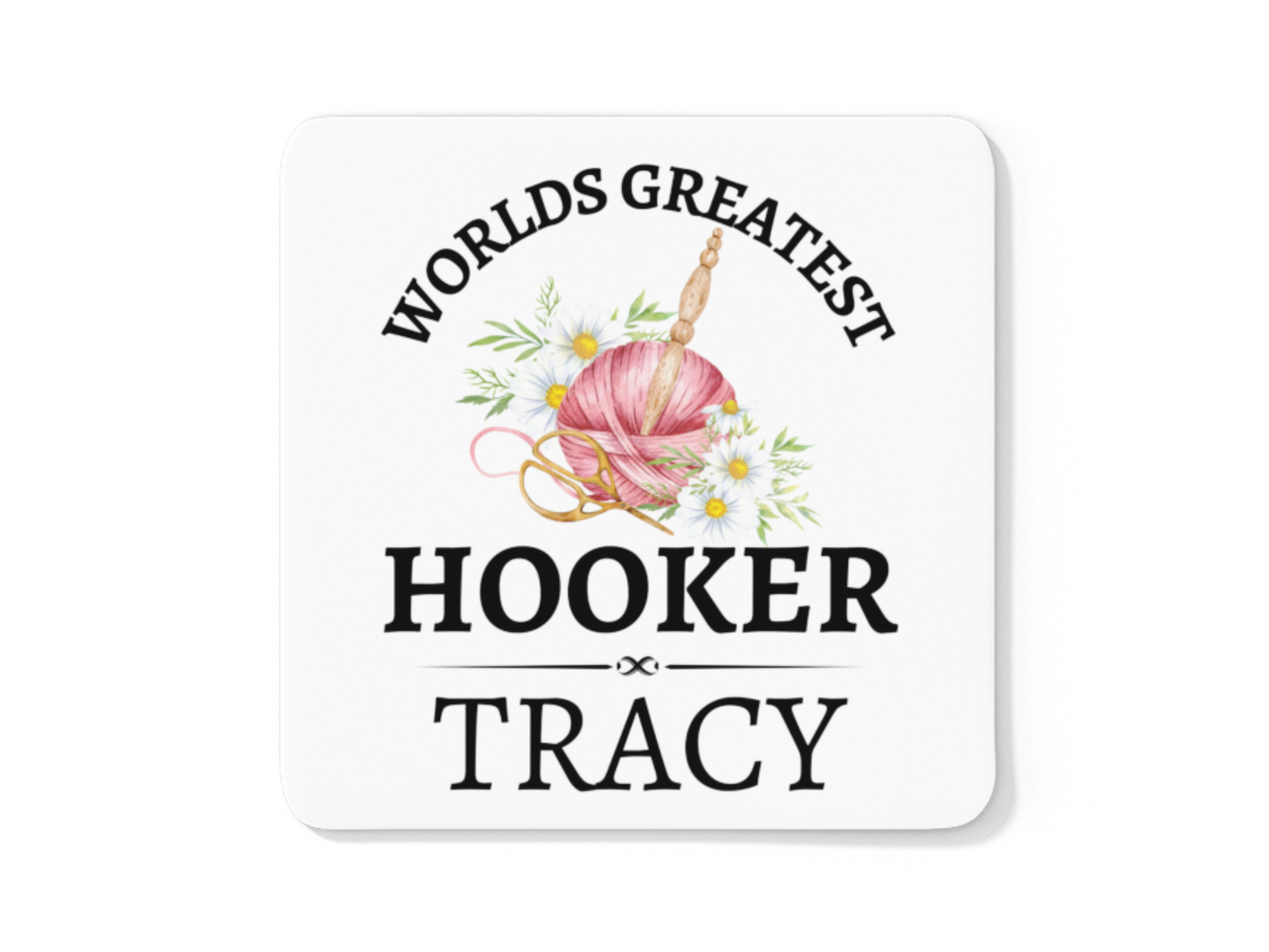 World's greatest hooker crochet themed coffee mug
