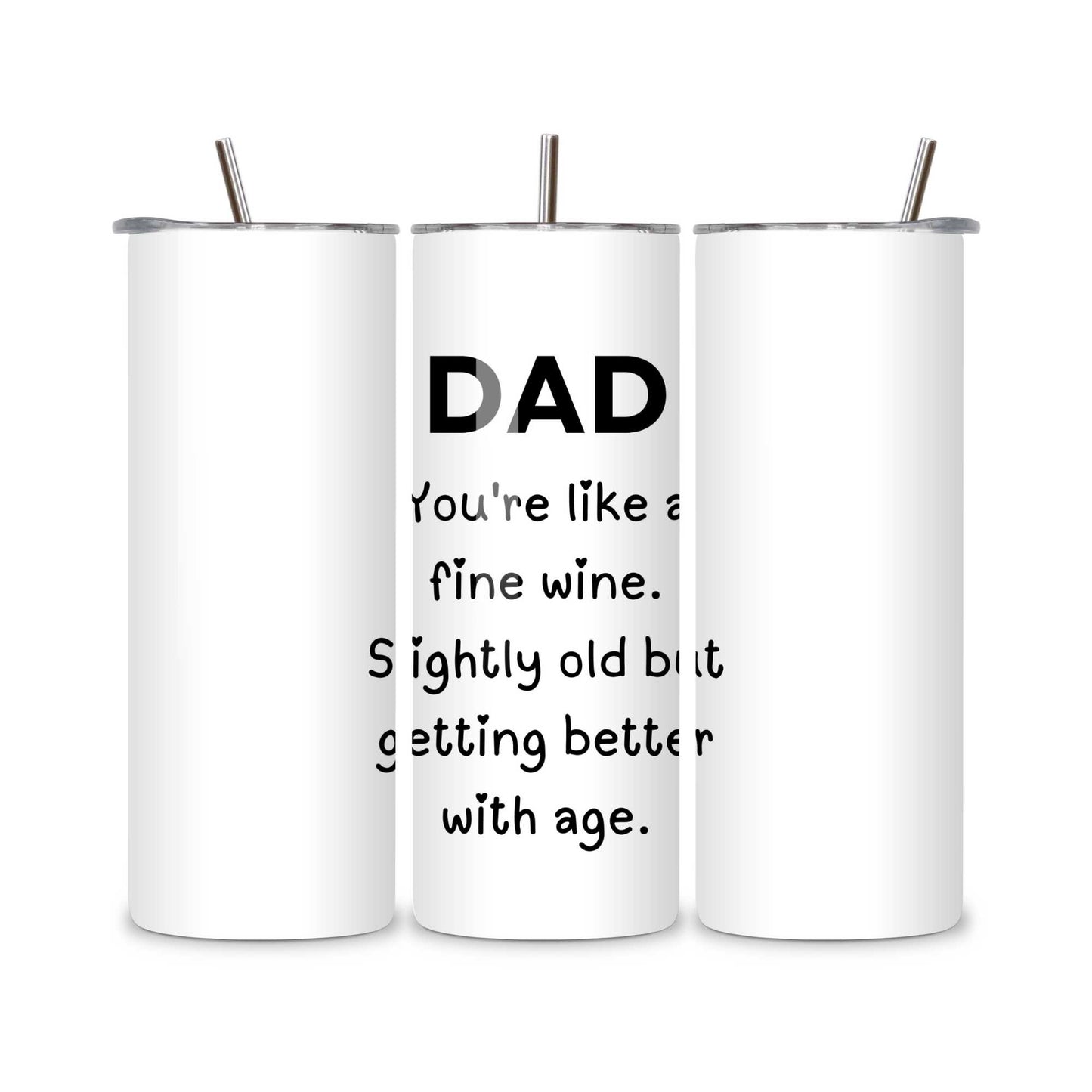 Dad Mug Funny Fine Wine Getting Better with age for Fathers Day Birthday or Christmas Gift