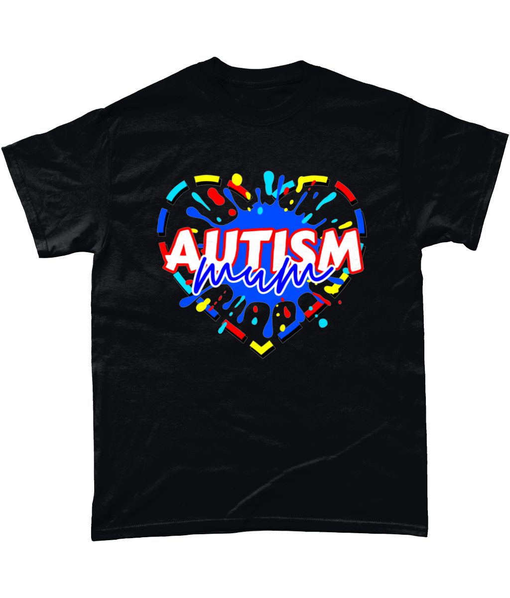 Autism mum t-shirt various colours