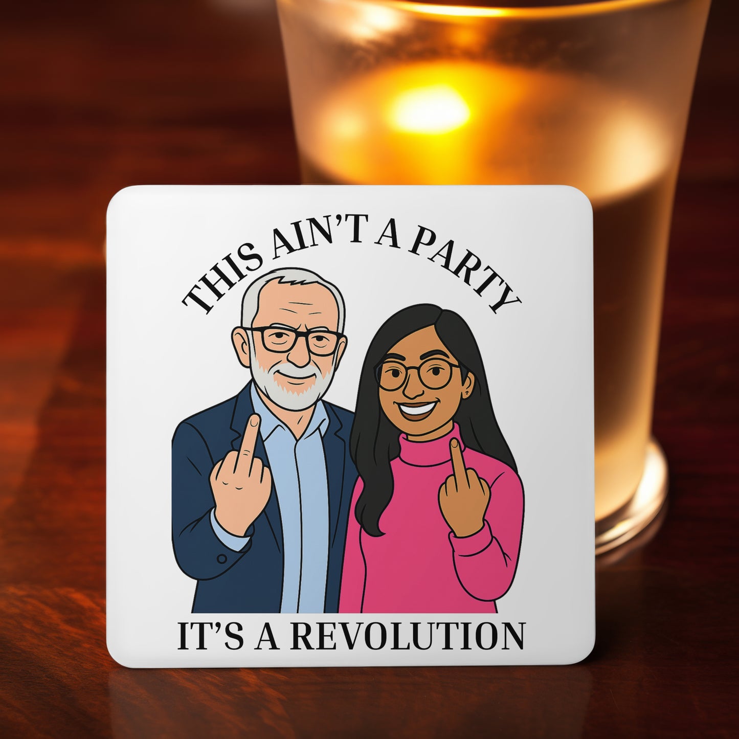 Jeremy Corbyn & Zarah Sultana Revolution Your Party Mug | Funny Left Wing Gift UK