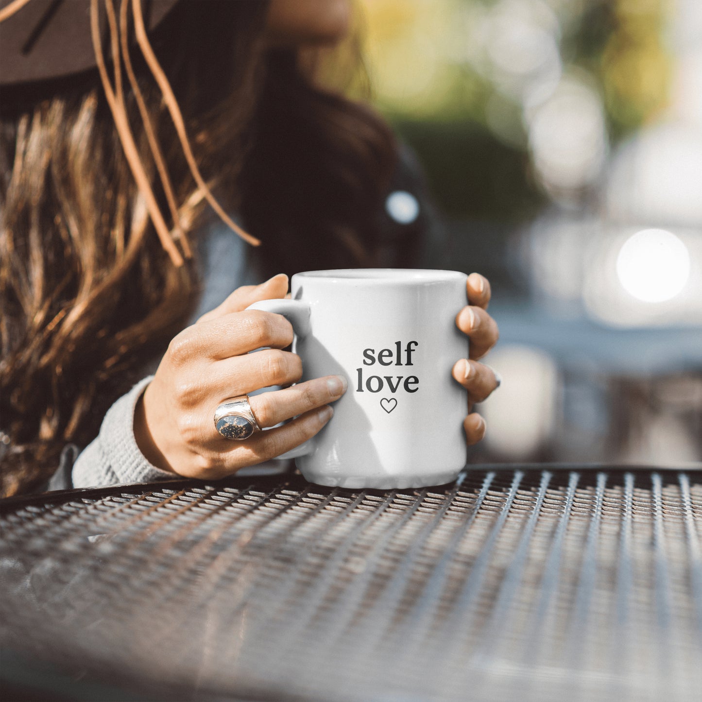 Self Love Mug - Motivational Mug | Mindfulness Gifts | Self-Care Presents | Wellness Vibes Mug | Mental Health Awareness Gift