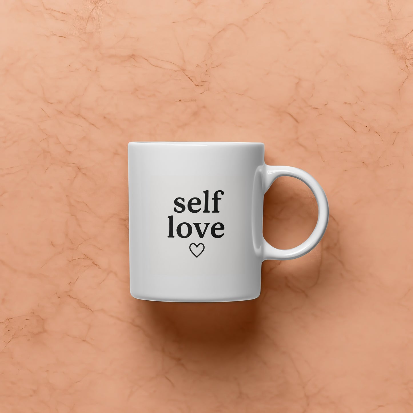 Self Love Mug - Motivational Mug | Mindfulness Gifts | Self-Care Presents | Wellness Vibes Mug | Mental Health Awareness Gift