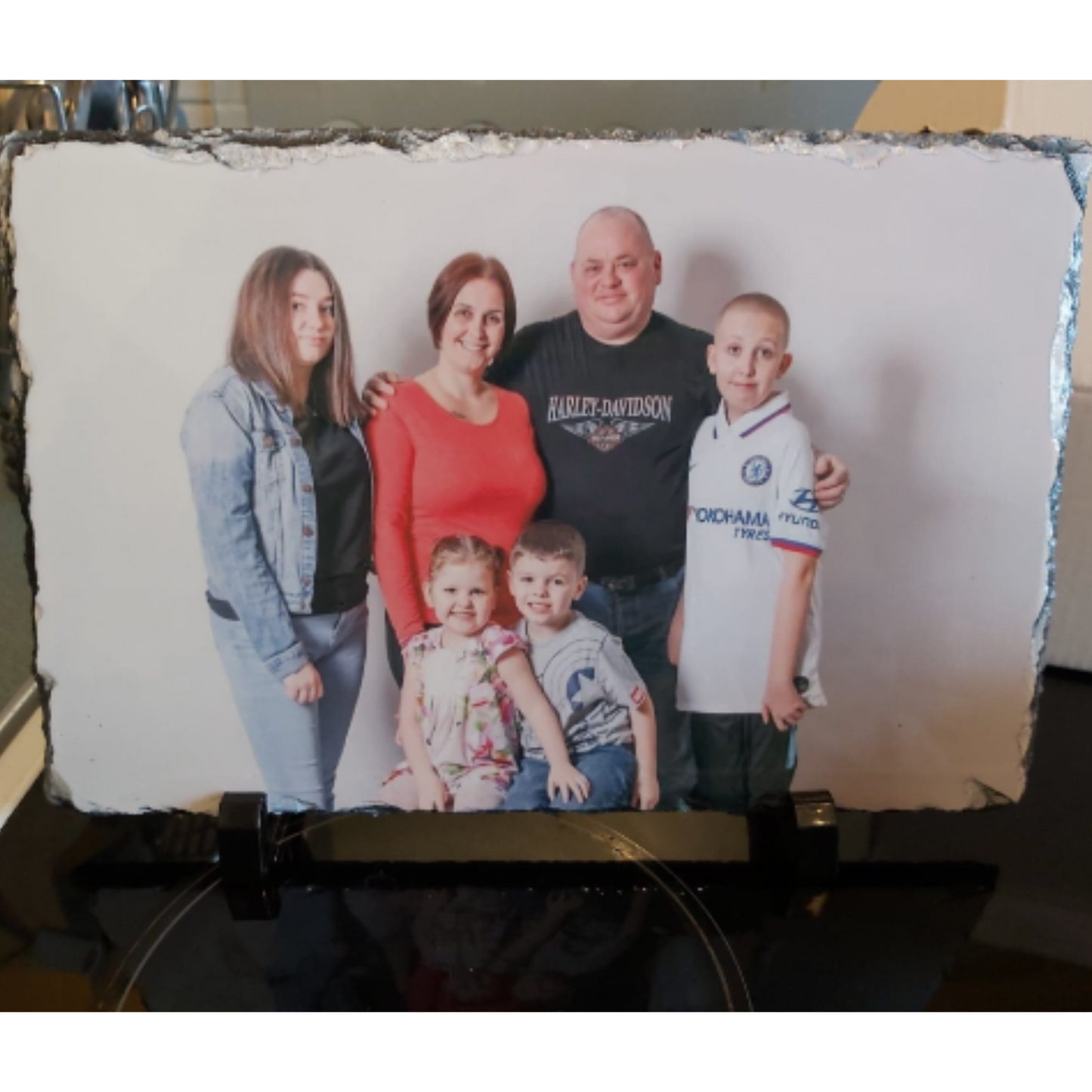 Custom photo rock slate 20 x 30