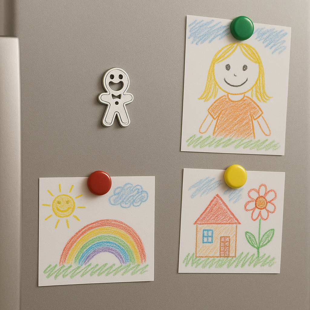 Gingerbread Man Bottle Opener Fridge Magnet – Christmas Stocking Filler Gift UK
