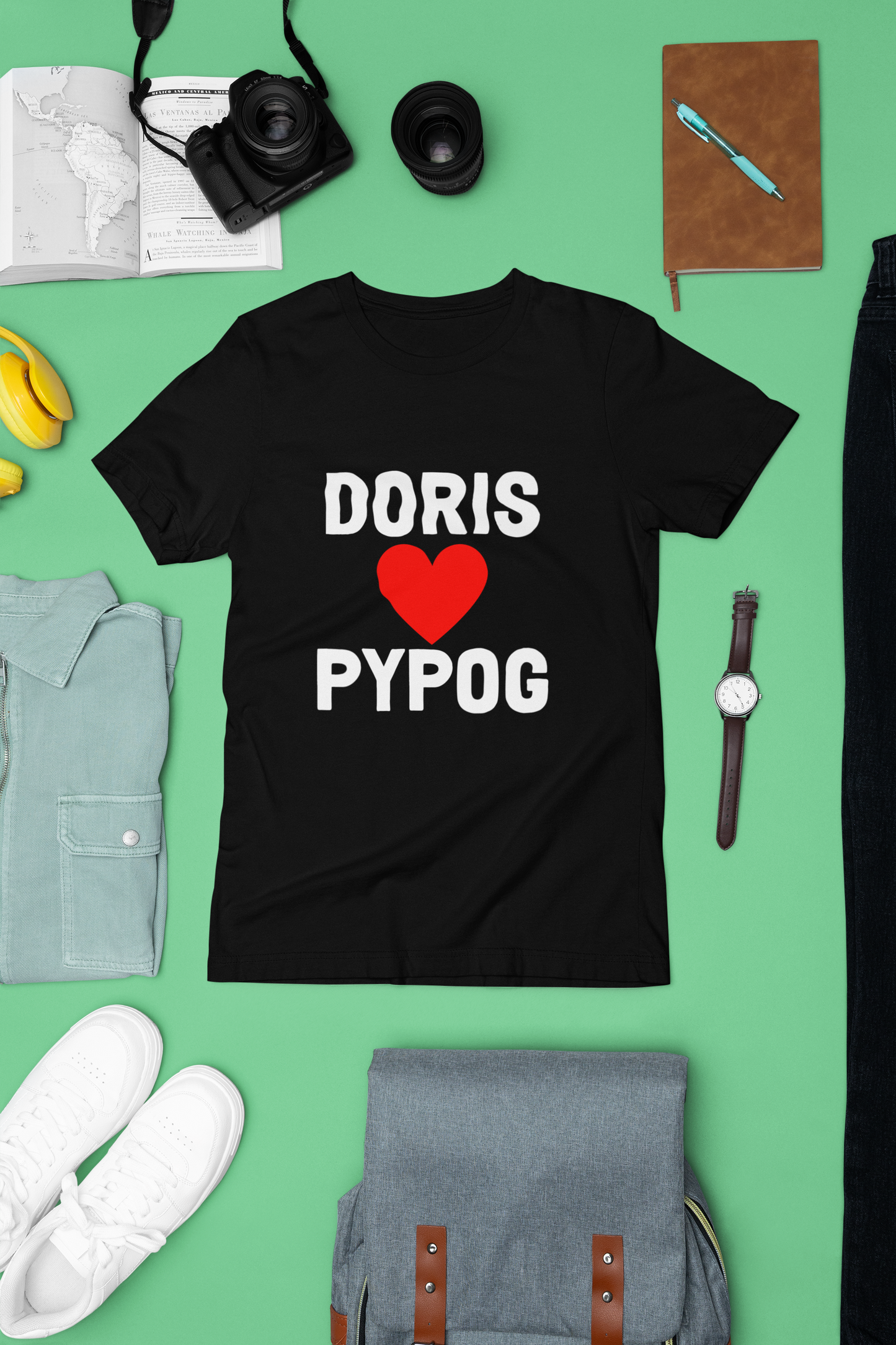 DORIS ❤️ PYPOG T-Shirt - VIP Customer Gift, Custom Shirt, Soft Feel Cotton Tee