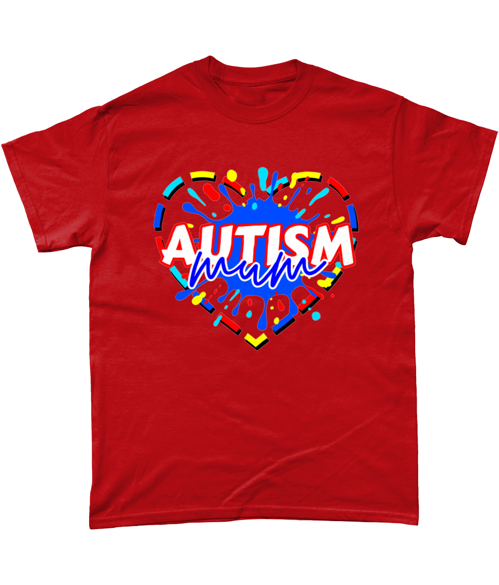 Autism mum t-shirt various colours